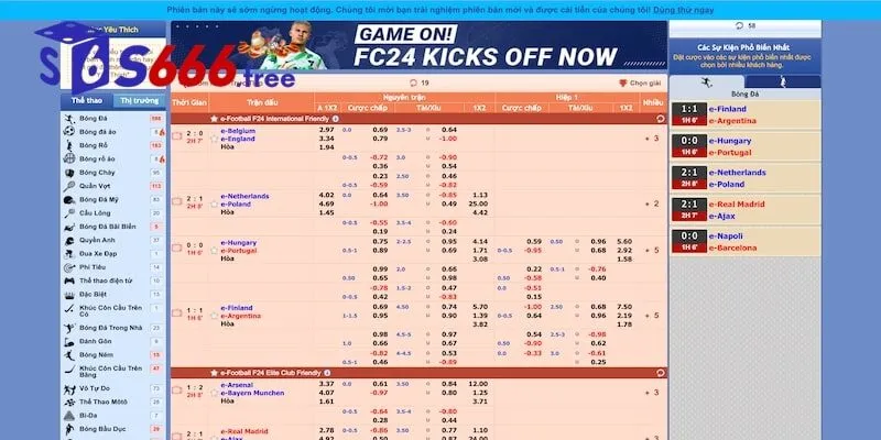 4 lý do không thể bỏ qua Sbobet S666