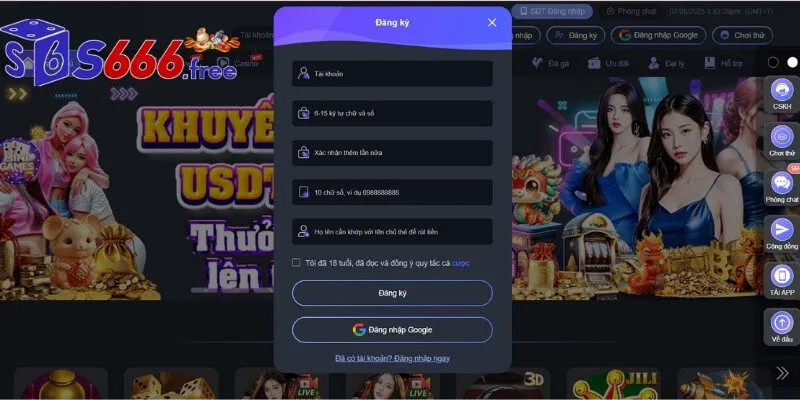 Đăng ký S666 chỉ trong 3 bước