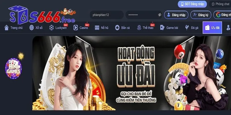 Nhiều khuyến mãi khủng cho xổ số S666